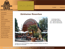 Tablet Screenshot of duerkheimer-fass.de
